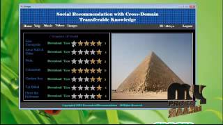 Social Recommendation with Cross-Domain Transferable Knowledge | Final Year Projects 2016