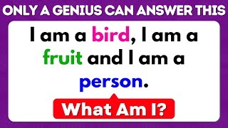 ONLY A GENIUS CAN ANSWER THESE 20 TRICKY RIDDLES 😵🤔 | Riddles Quiz - Part 2