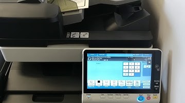 Faxing on a Konica Minolta device through a Biscom Fax Server
