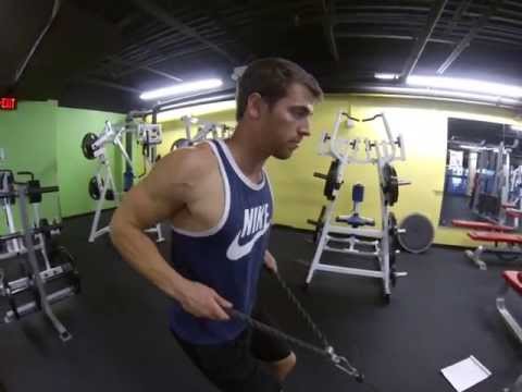 Back-Cable Rope Close Grip Low Pull Row