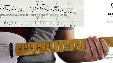 Thumbnail of 30 Second Licks and Tricks, Vol. 18 - As Good As I Once Was Intro Guitar Lesson