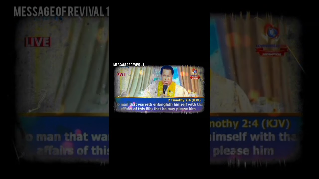 Singleness of purpose | pastor chris oyakhilome