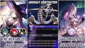The Herta E3S1 x Anaxa E0S0 & Castorice E2S1 x Evernight E0S1 Aquila 43M HP| Anomaly Arbitration 3.7