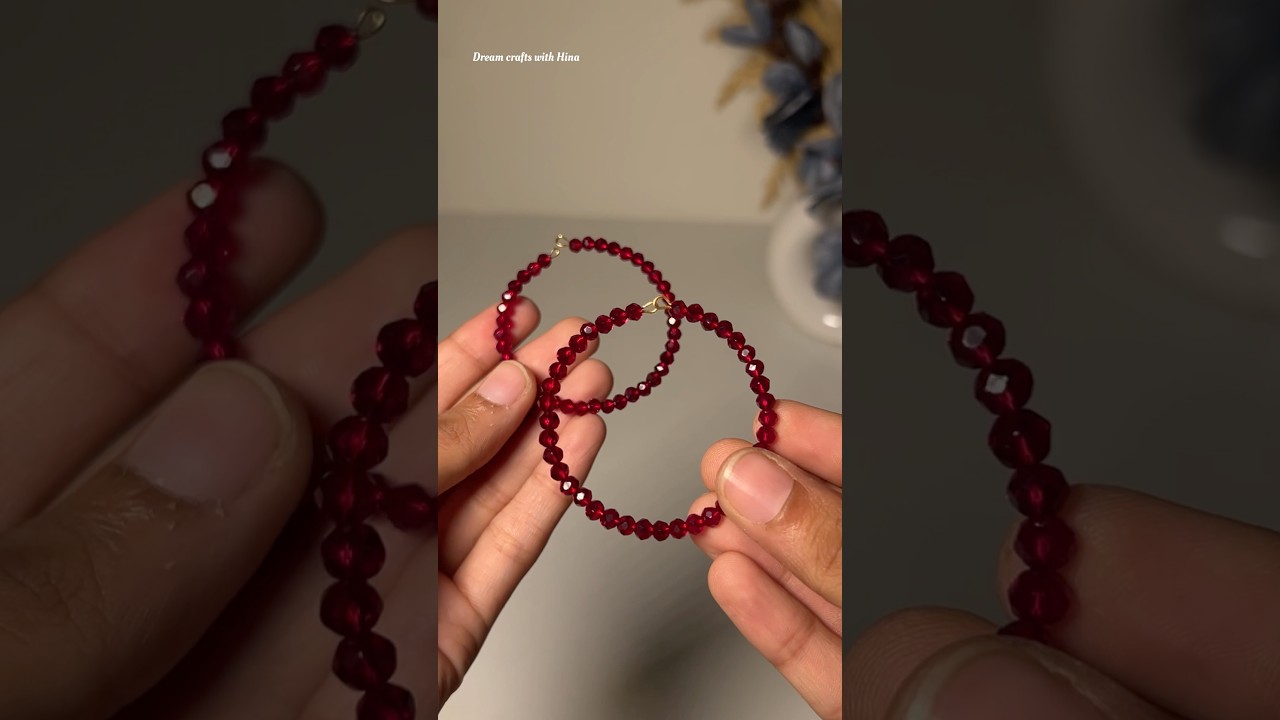 Diy baby girl bracelet 🥰 #dreamcraftswithhina #bracelet  #diy #craft #jewellery #viralvideo  #art