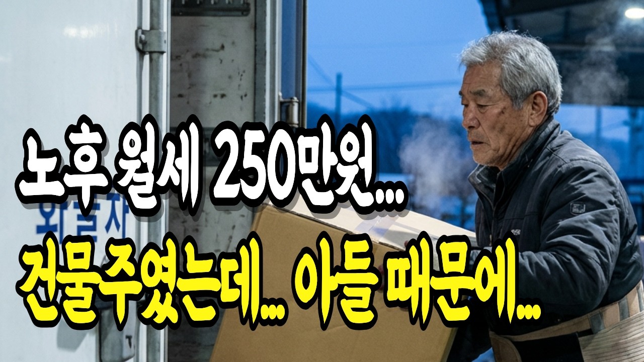 노후 월세 280만원 건물주... 아들 때문에... | 노후지혜 | 노후사연 | 오디오북 | 인생사연 | 노후의민낯 |