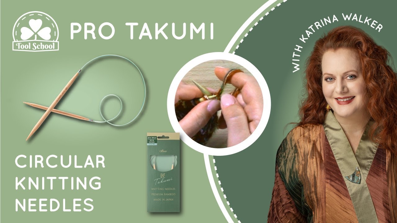 Clover Takumi Circular Bamboo Needles – 9″
