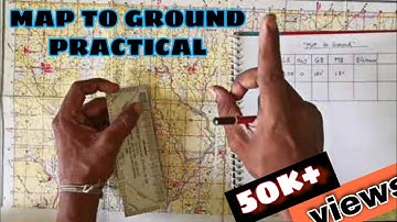 map to ground kaise nikale in hindi | learn map reading | TSC exam | NCC exam video | own position