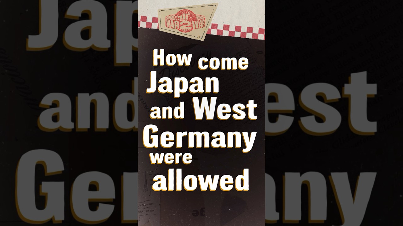 Why Were Former Enemies Allowed to Rebuild After WW2? #W2W #shorts