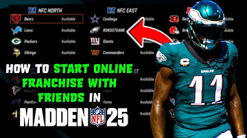 Madden 25 - How To Start Online Franchise With Friends