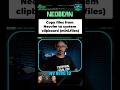 Neovim File Copy to Clipboard Explained #shorts