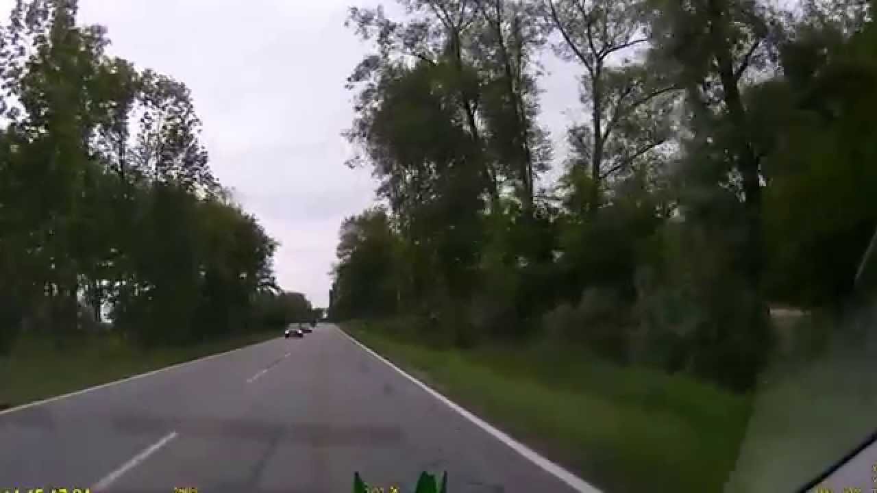 Дорога из Ландсхута в Пассау через Меттен (Бавария)