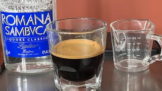 Caffè Corretto - Italian Espresso Drink with Sambuca
