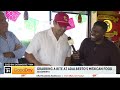 Grabbing a bite at Adalberto's Mexican food!