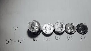 The only coins minted after 1964 to contain silver are the Kennedy Half Dollars.