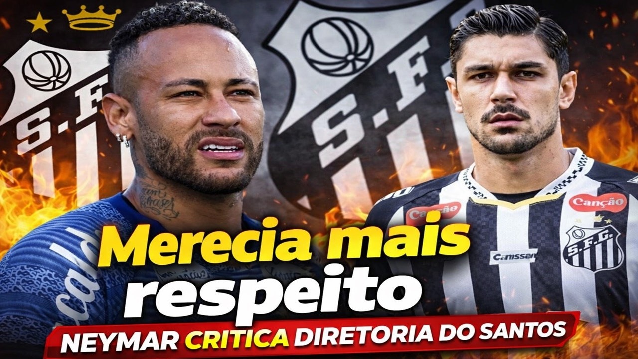 NEYMAR DISPARA CONTRA A DIRETORIA DO SANTOS APÓS SAÍDA DE JOÃO BASSO!