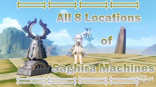 ALL 8 Locations of Saghira Machines
