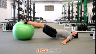 Stability Ball Leg Curl - IYCA