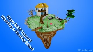 Maya 2016 Tutorial- How To Model an Island Part 43