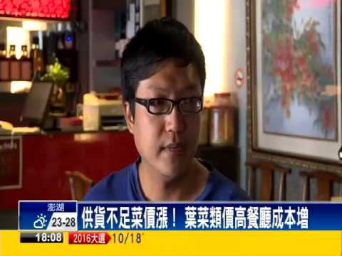 天冷供貨量不穩 青菜大漲價－民視新聞