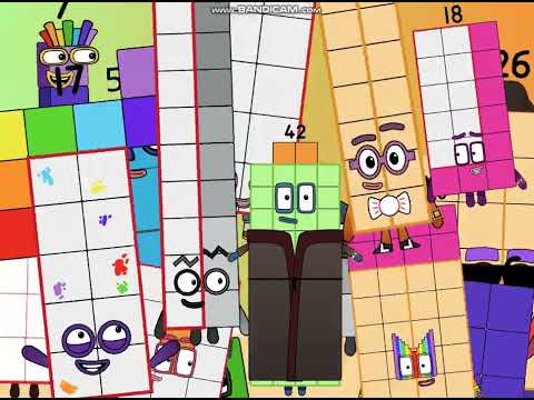 Numberblock 42 does not like noisy guests