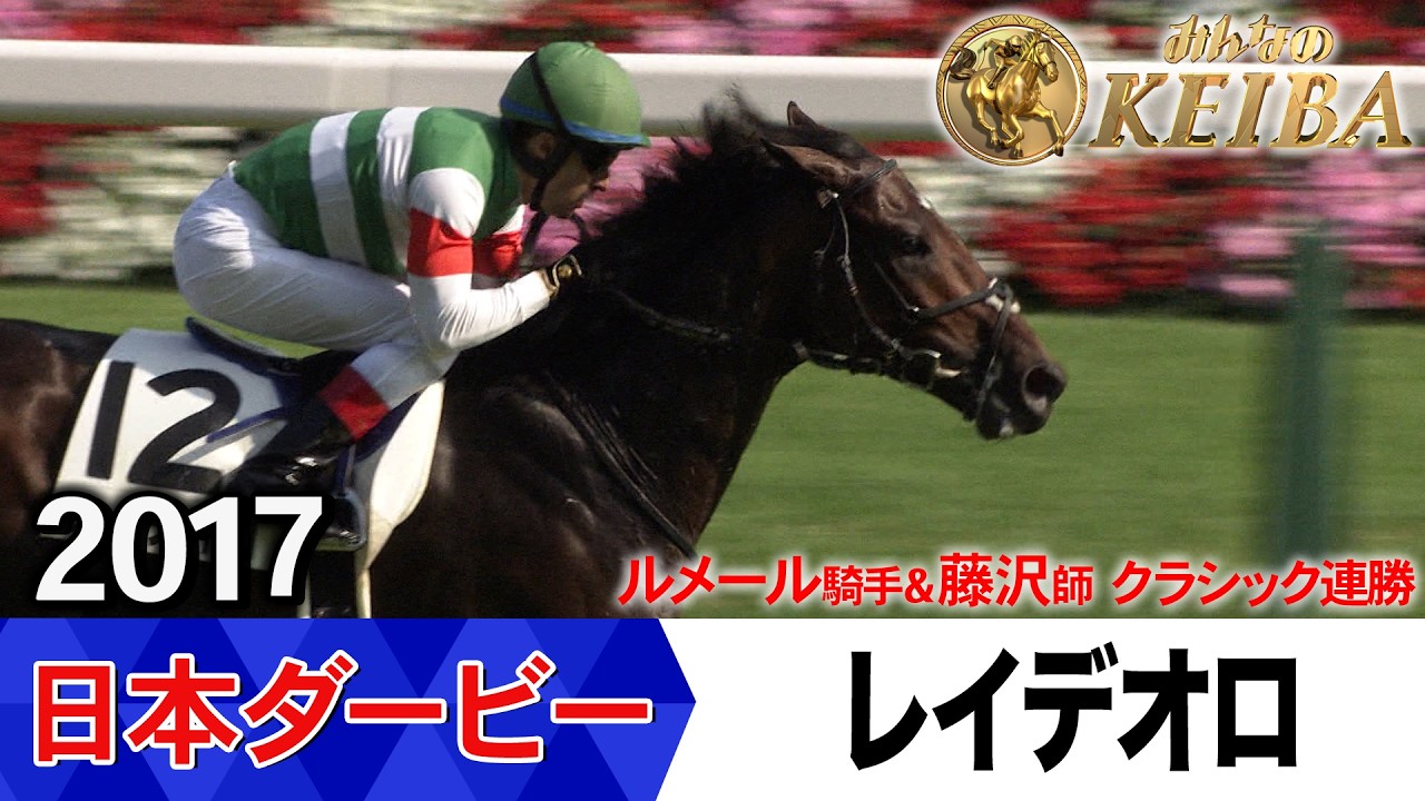 日本ダービー2026の前に見たい！レイデオロが勝利した2017年【胸熱