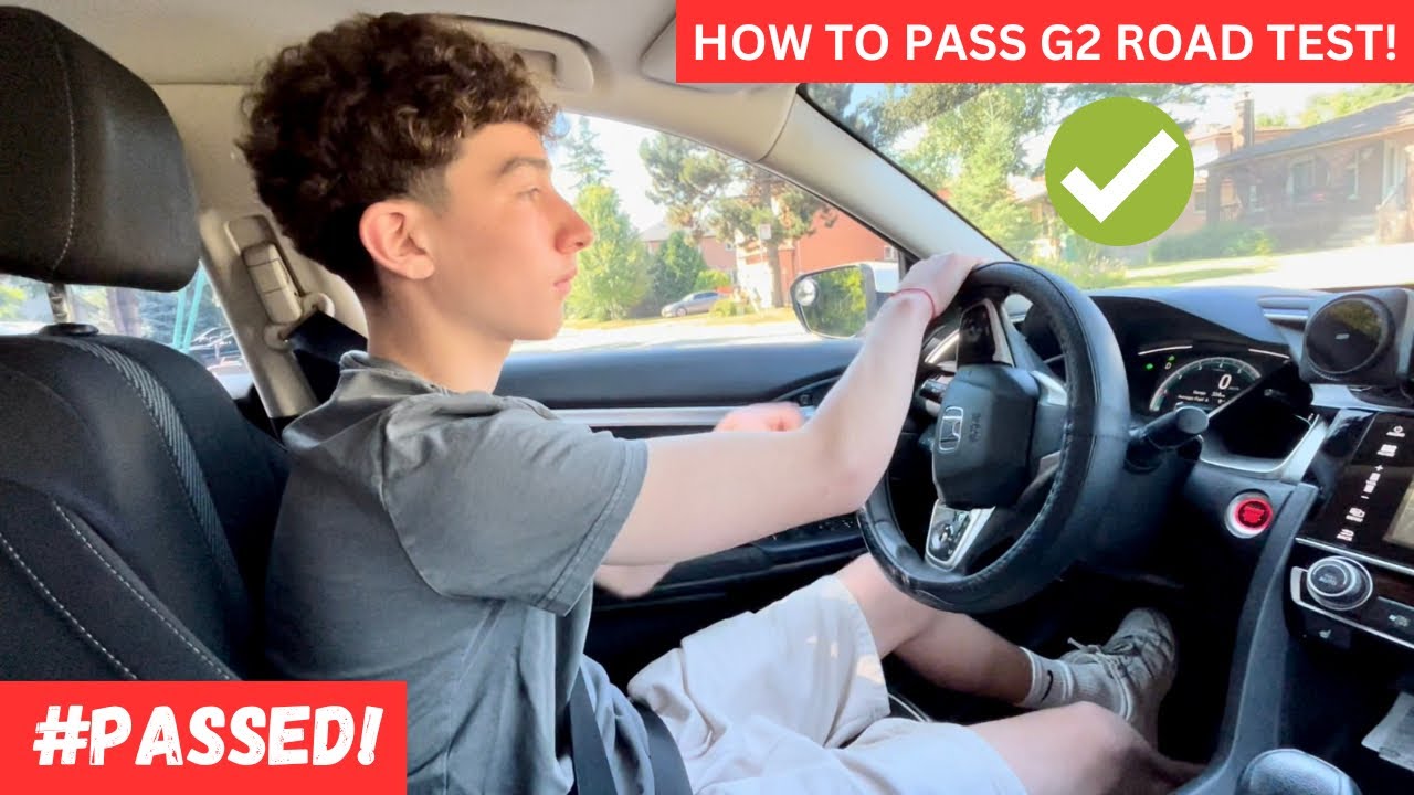 Как сдать экзамен по вождению | Пробный тест и результат теста #pass #g2test#drivingtest