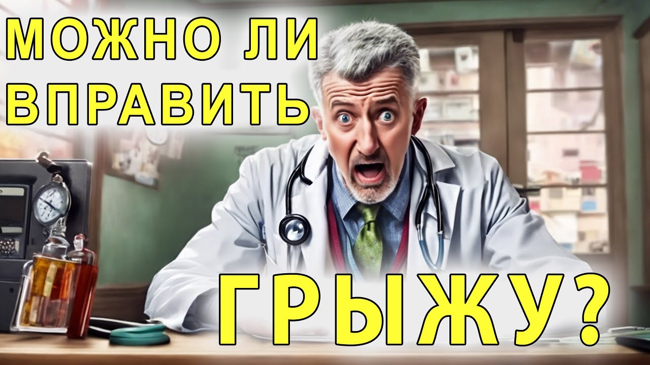 Можно ли вправить грыжу? - YouTube