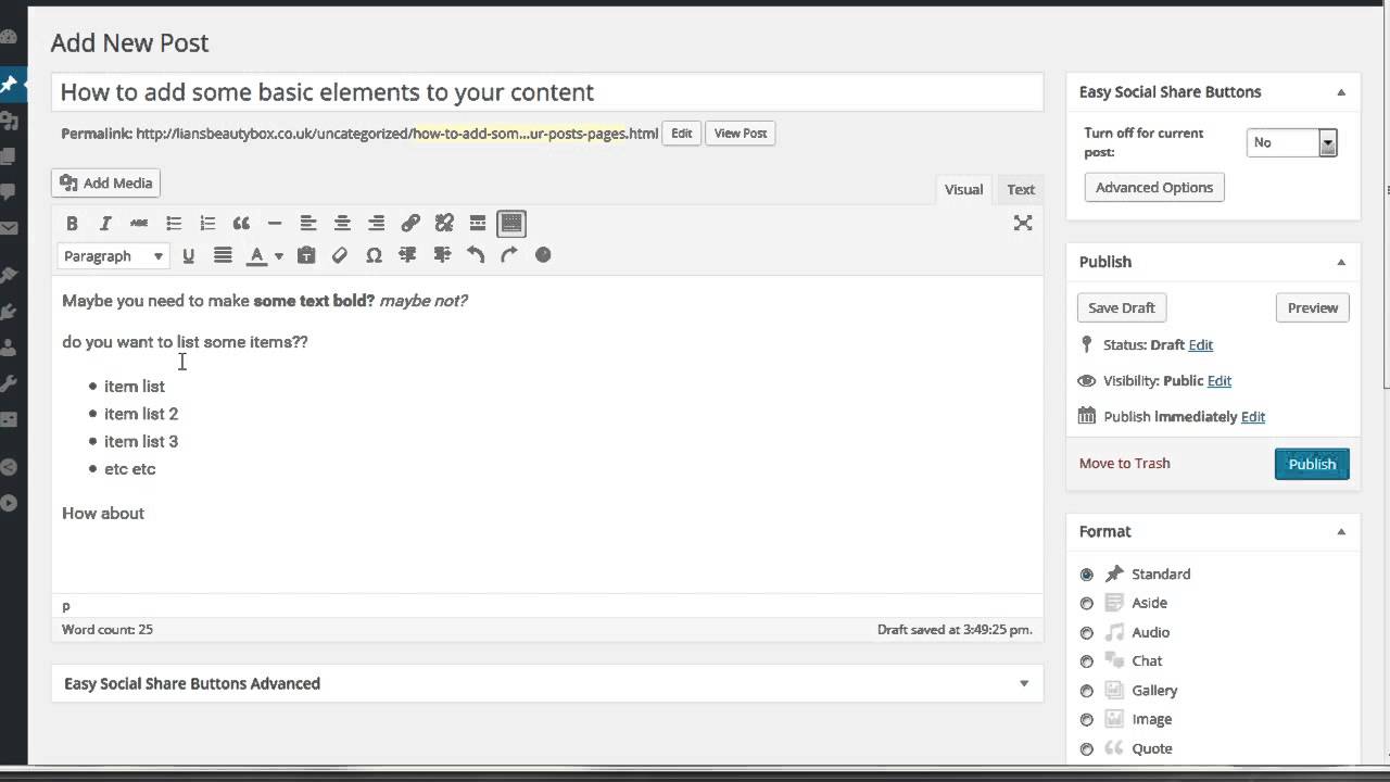 add basic elements - YouTube