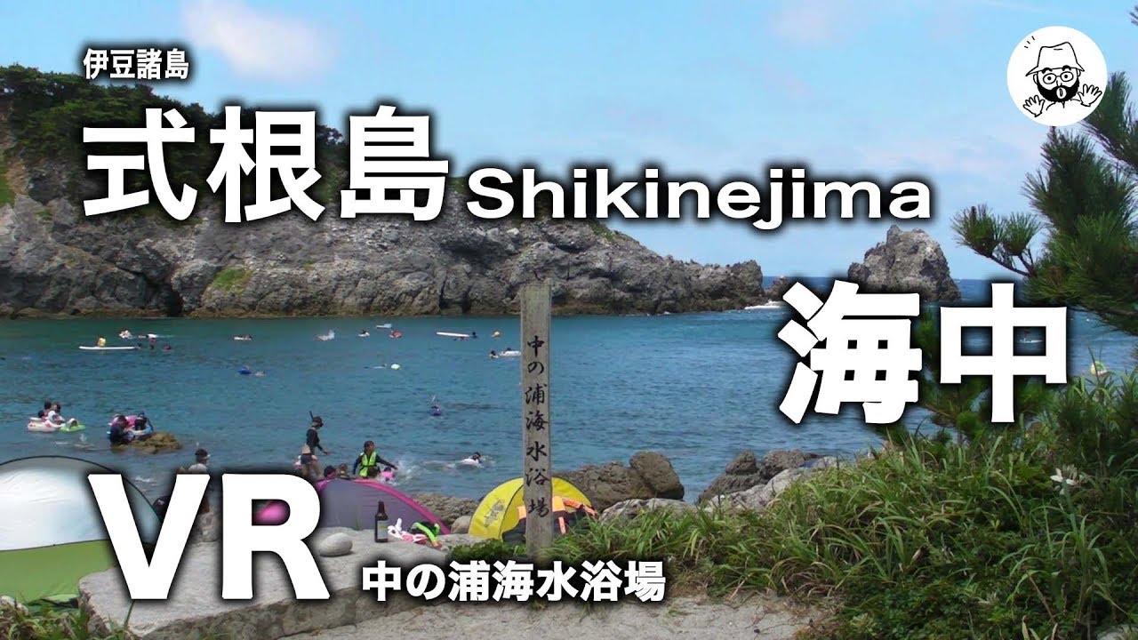 Vr 海中 Gear360 式根島 中の浦海水浴場 Youtube
