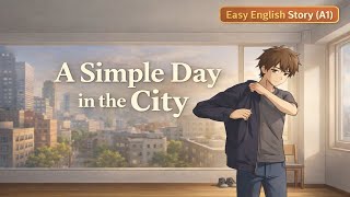 Learn English Through Stories⭐A Simple Day in the City| Easy English Story for Listening Practice