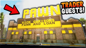 LOOTING THE PAWN SHOP + Trader Quests! (my bike