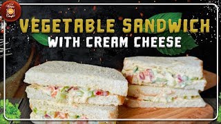 Mixed Vegetable Sandwich (with Cream Cheese) | Recipes Are Simple