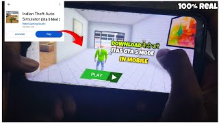 finally! Indian Theft Auto Simulator Gta 5 Mod Apk Download 😍 In Mobile | Indian theft auto gta 5  screenshot 3