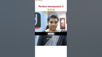 Perfect Introduction ? 🔥 | UPSC Backbone | Upsc Interview | Kavali Meghna | #upsc | #shorts
