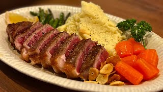 【鰹のたたきみたいなステーキ】生焼け肉を食らう、妻のしもべ
