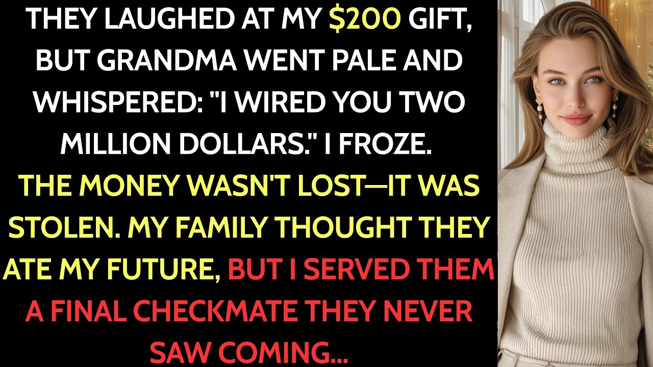 At Christmas, I thanked Grandma for $200—she went pale: “I wired $2,000,000.”