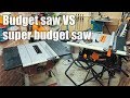 Budget table saw vs super budget table saw - Evolution vs Einhell