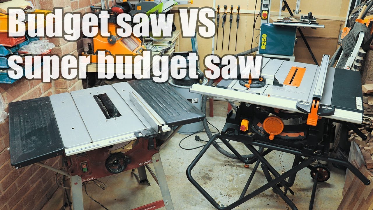 Budget Table Saw Vs Super Budget Table Saw Evolution Vs Einhell Youtube Table Saw Budgeting Saw
