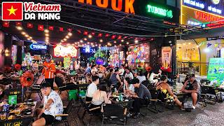 DA NANG VIETNAM | An Thuong Nightlife Street Walking Tour 4K | Summer 29th July 2026