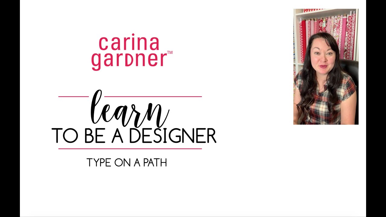 Learn to be a designer illustrator type on a path tutorial youtube