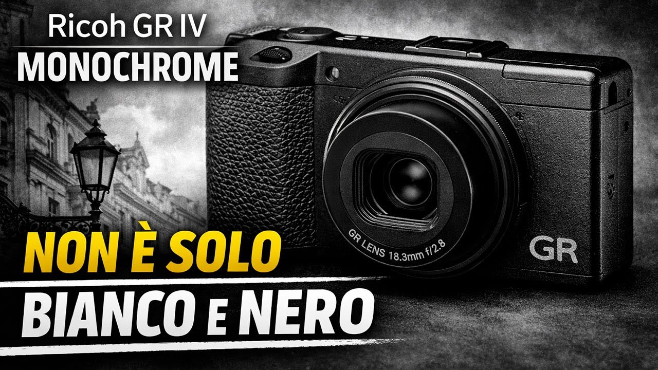 Ricoh GR IV Monochrome: quando togliere il colore migliora la fotografia