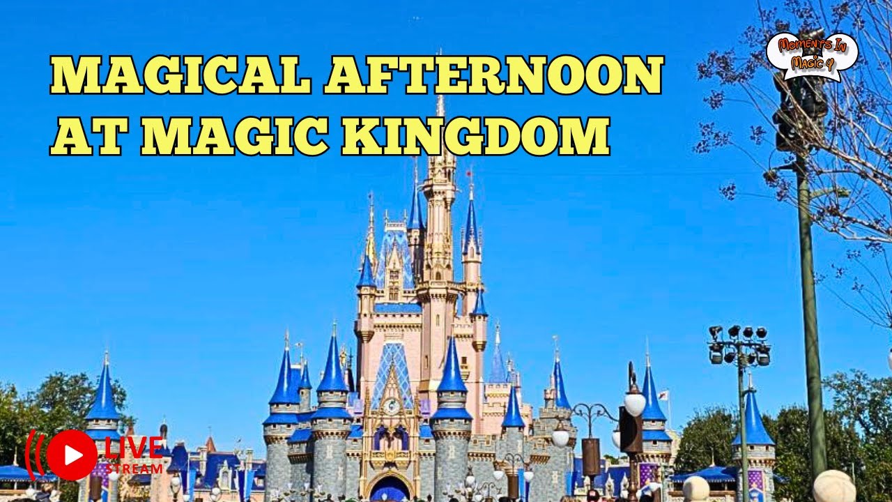 🔴 LIVE! Magical Afternoon at Magic Kingdom | Disney World - YouTube