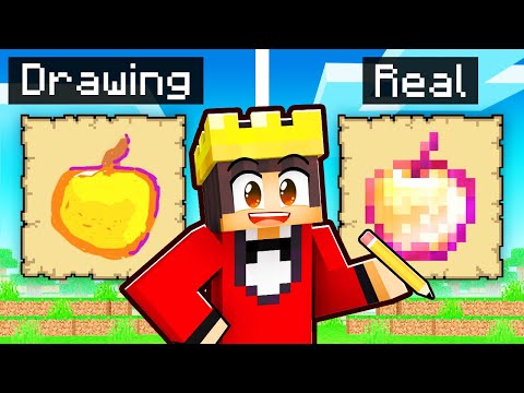 Mongo Gets ANYTHING HE DRAWS In Minecraft!