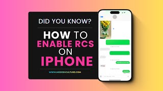 How to Enable RCS on iPhone #techtips
