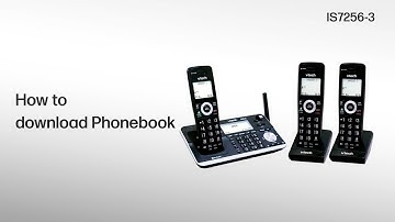 Download Phonebook - VTech IS7256-3