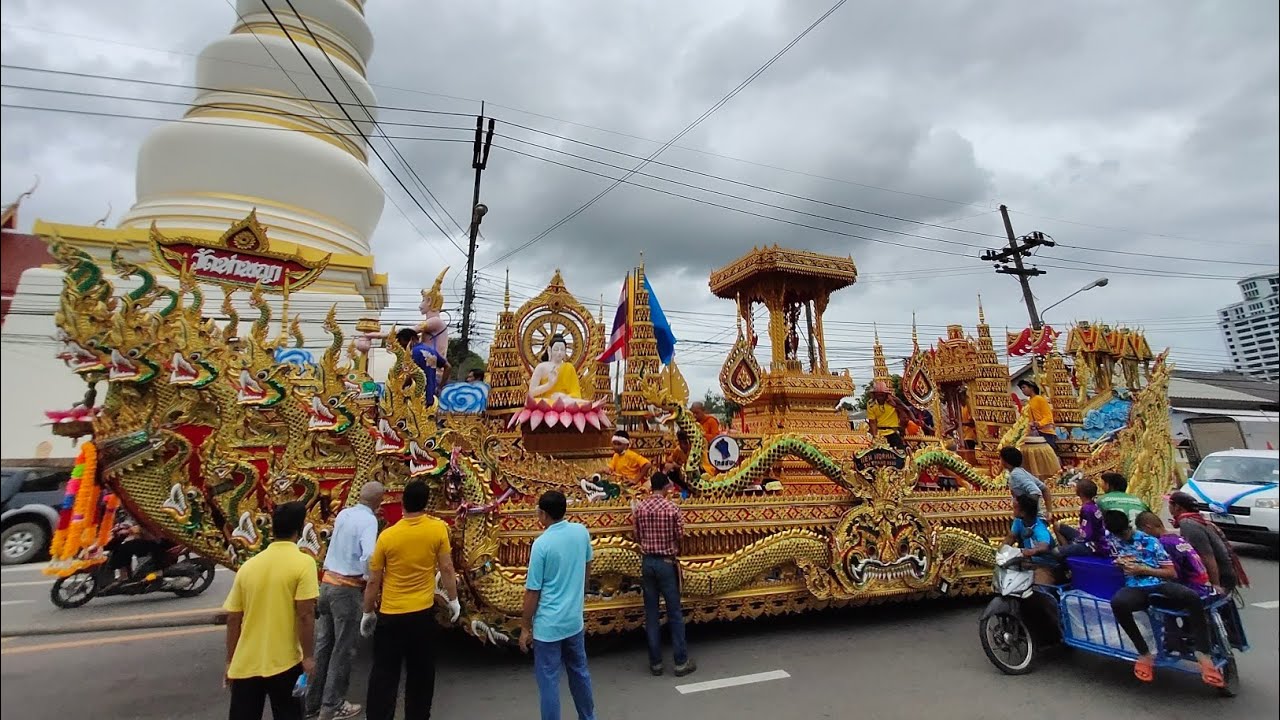 เรือพระวัดท่าพญาปี63#พ่อแก่เงิน/เบื้องกลังการตกแต่งเรือพระ/ขบวนเรือพระสู่สนามทุ่งแจ้ง