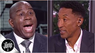 Magic Johnson First Take Interview Reaction Scottie Pippen On What It Means For Lakers The Jump