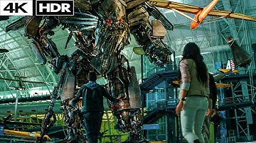 Transformers 2 : Revenge Of The Fallen - Jetfire Wakes Up Scene 4k HDR