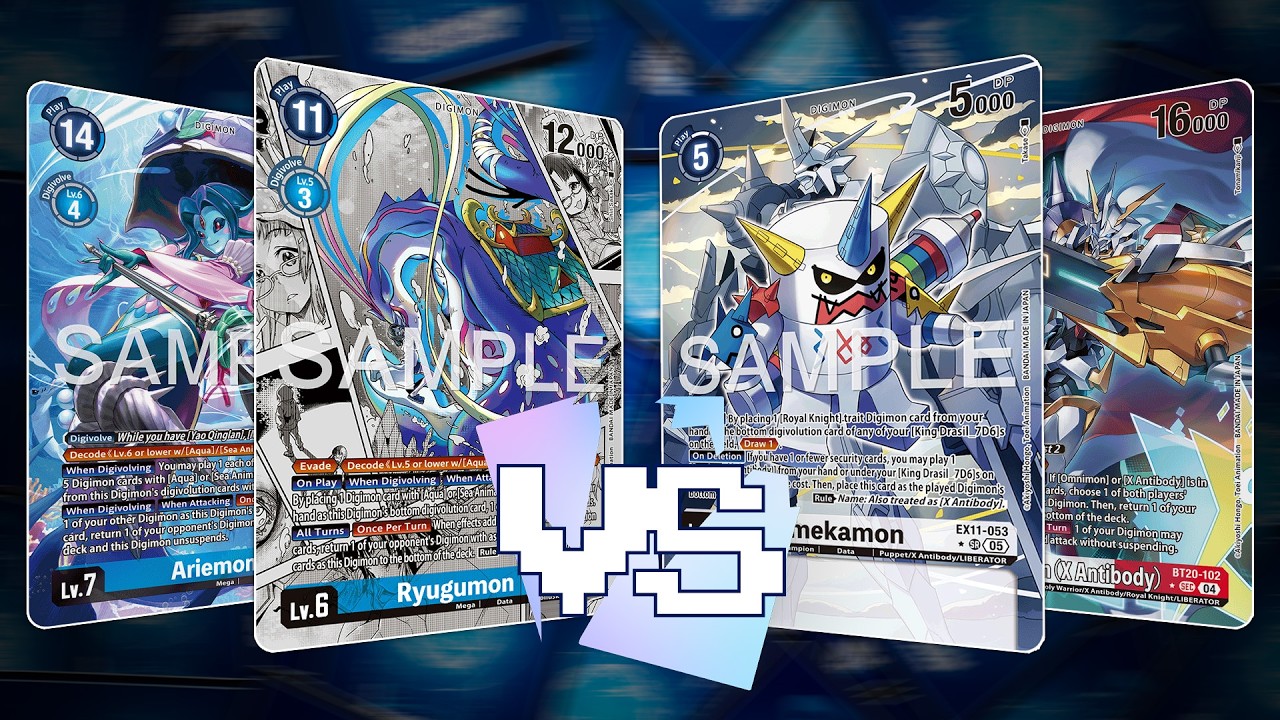 Ариэмон против Королевских Рыцарей | EX11 | Карточная игра Digimon