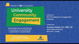 Andrew Petter   SFU The making of an engagement university